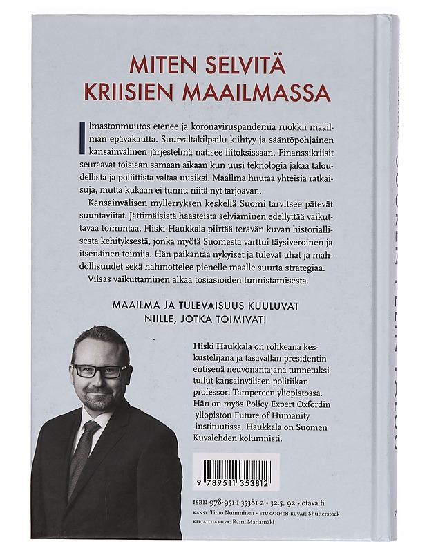 Suuren pelin paluu : Suomen tulevaisuus kriisien maailmassa - Hiski Haukkala - Tietokirjat ja oppaat - 10105306135 - 1