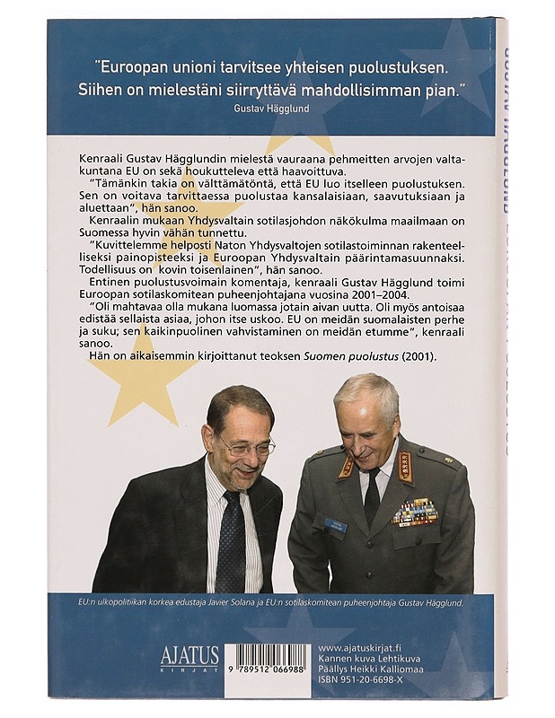 Euroopan puolustus - Hägglund, Gustav - Tietokirjat ja oppaat - 10105306320 - 1