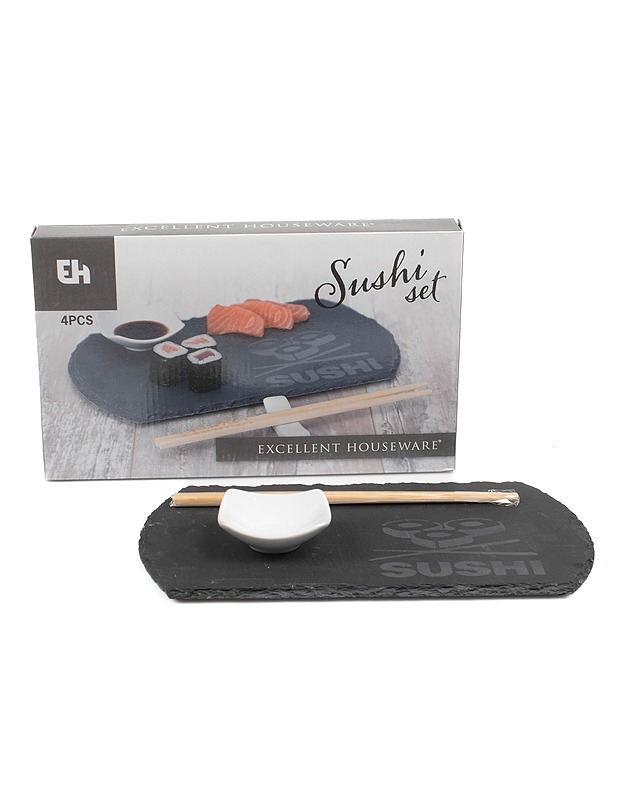 EXCELLENT HOUSEWARE sushisetti, 4 osaa - Tarjoiluastiat - 10105306352 - 0
