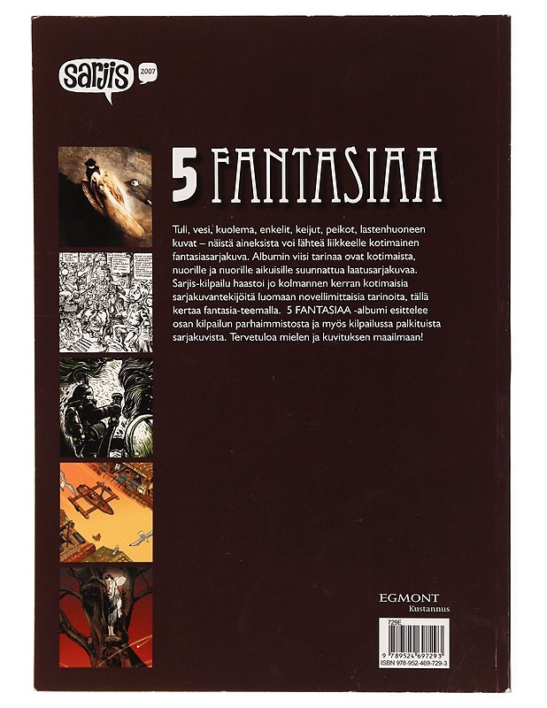 5 fantasiaa - Paula Hihnala - Sarjakuvat - 10105306418 - 1