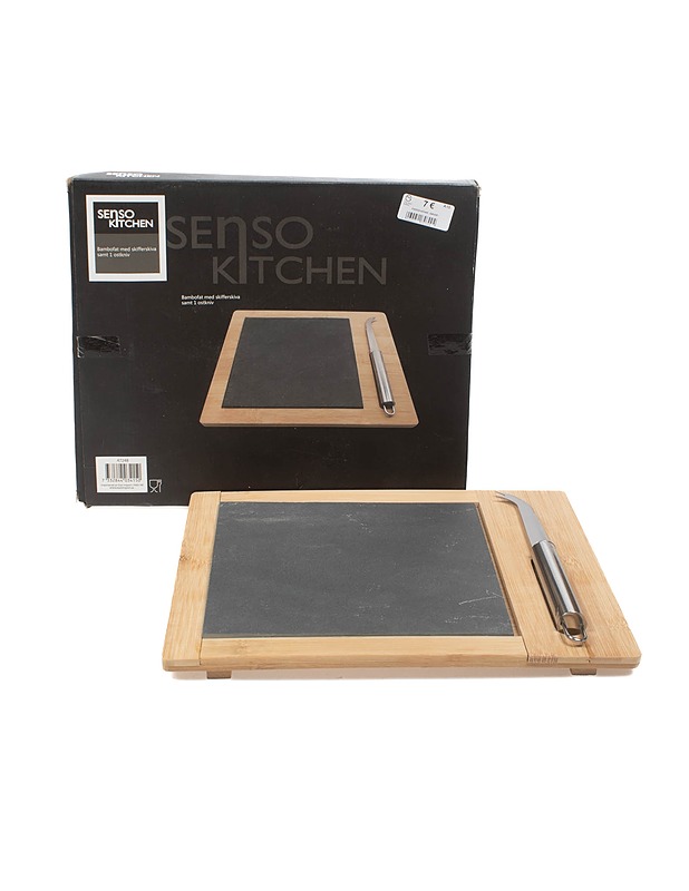 SENSO KITCHEN tarjoilualusta ja juustoveitsi - Tarjoiluastiat - 10105306434 - 0