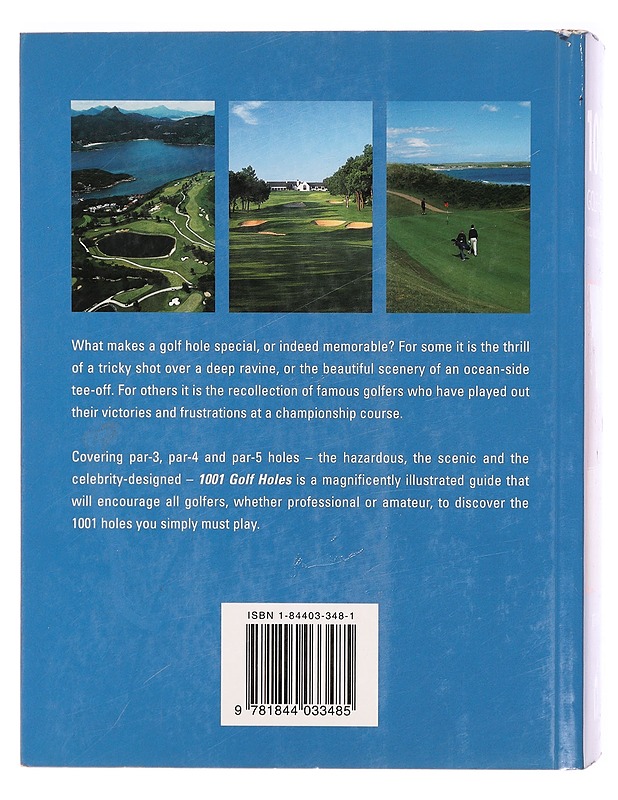 1001 golf holes you must play before you die - Jeff Barr - Tietokirjat ja oppaat - 10105307252 - 1