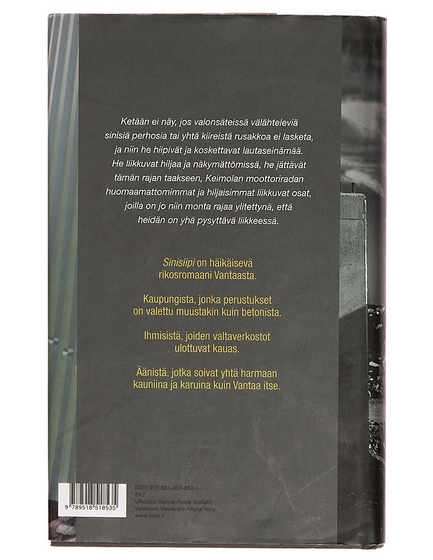 Sinisiipi - J.P. Pulkkinen - Jännitys ja dekkarit - 10105307320 - 1
