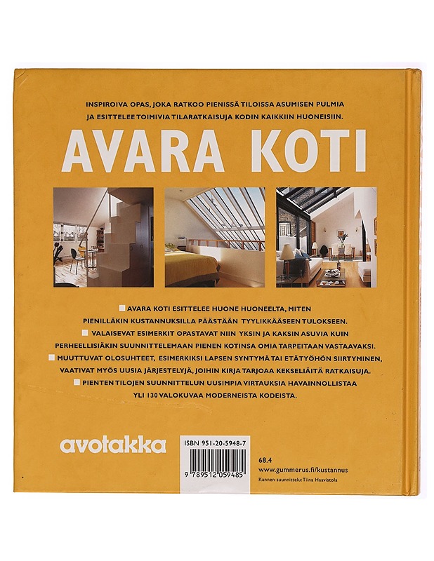 Avara koti - Jane Graining - Tietokirjat ja oppaat - 10105307348 - 1