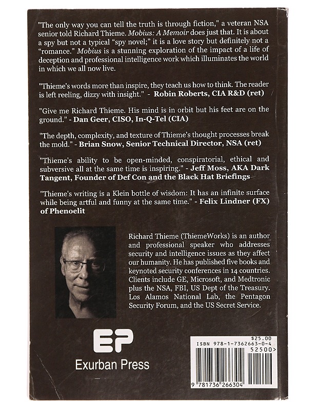 Mobius : a memoir - Richard Thieme - Elämäkerrat ja muistelmat - 10105307529 - 1