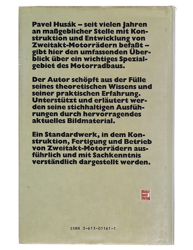 Zweitakt Motorräder Konstruktion Fertigung Betrieb Buch Motorrad - Pavel Husak - Tietokirjat - 10105307651 - 1