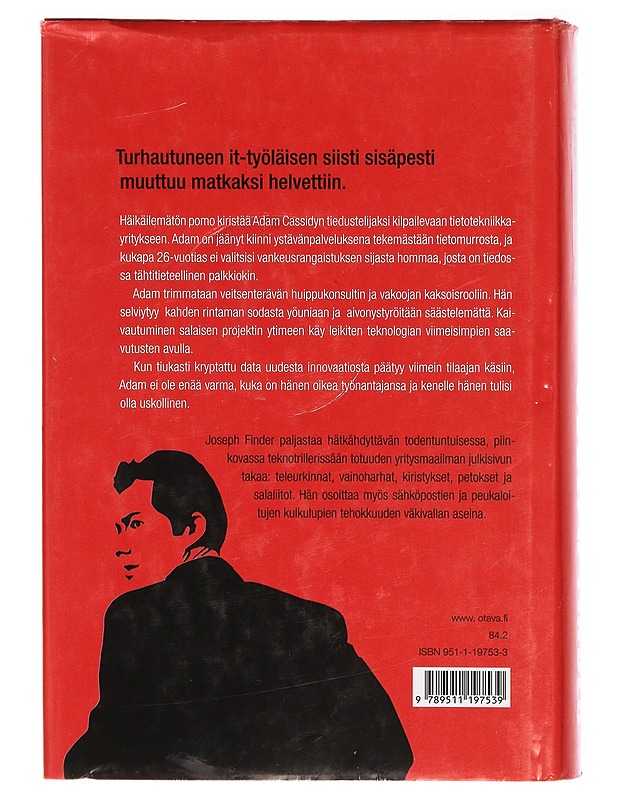 Paranoia - Joseph Finder - Jännitys ja dekkarit - 10105307667 - 1