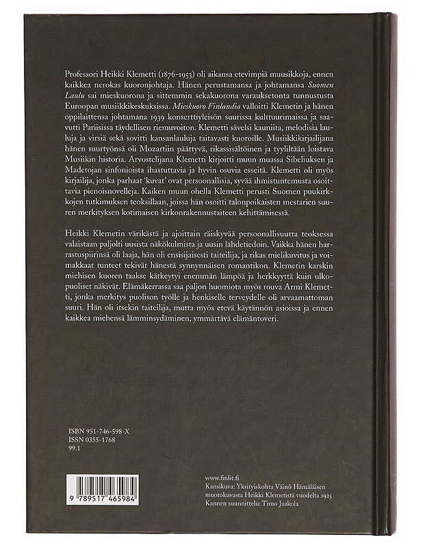 Heikki Klemetti : elämäntyö ja henkilökuva - Pentti Virrankoski - Elämäkerrat ja muistelmat - 10105307749 - 1