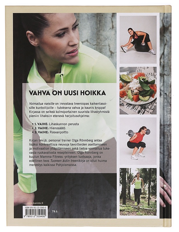 Voimailua naisille : treeni, ravinto, motivaatio - Rönnberg, Olga - Harrastekirjat - 10105307770 - 0