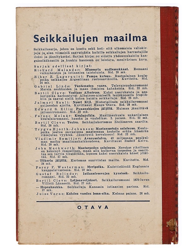 Siniset kotkat ja legioona - Eino Salmelainen - Nuorten kirjat - 10105307854 - 1