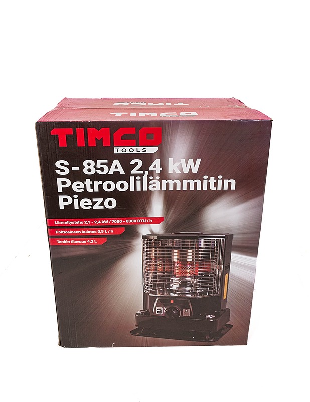 TIMCO S-85A 2,4kW petroolilämmitin piezolla - Muut urheiluvälineet ja vapaa-aika - 10105308590 - 0