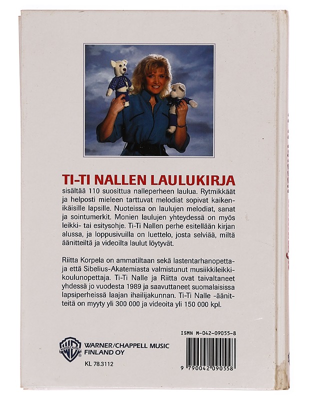 Ti-Ti Nallen laulukirja - Korpela, Riitta - Lastenkirjat - 10105308697 - 1