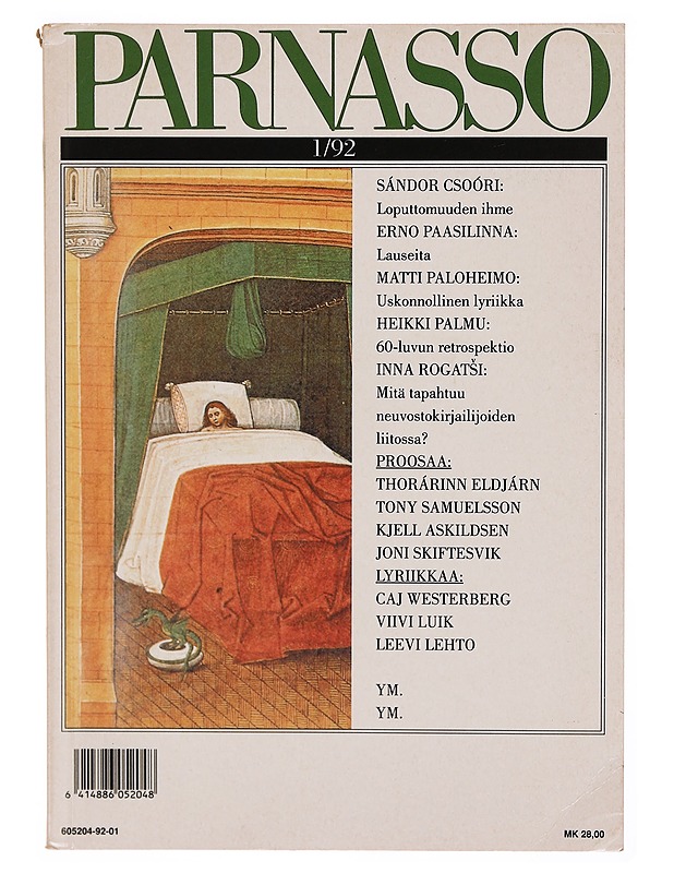 Parnasso : 1/92 - Lehdet - 10105308824 - 0