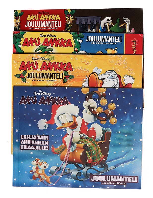 Joulumanteli : N:o 52-53B/2015, Aku Ankka - Walt Disney - Sarjakuvat - 10105308830 - 0