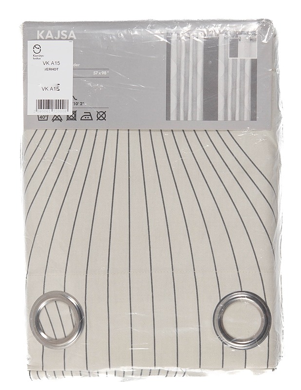 IKEA Kajsa rengasverho, 2 kpl - Verhot ja kapat - 10105308893 - 0