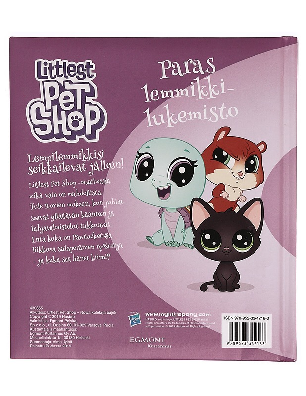 Littlest Pet Shop : Paras lemmikkilukemisto - Alma Jylhä - Lastenkirjat - 10105308955 - 1