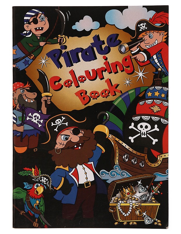Pirate colouring book - Lastenkirjat - 10105309215 - 0