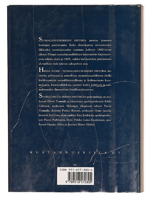 Herää Suomi : suomalaisuusliikkeen historia - Päiviö Tommila - Historiakirjat - 10105309276 - 1