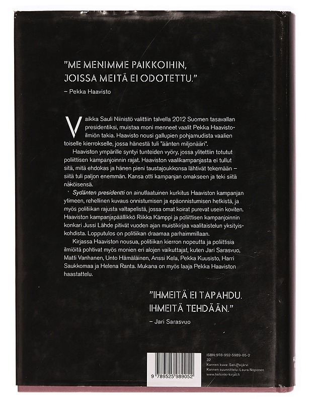 Sydänten presidentti - Kämppi, Riikka - Elämäkerrat ja muistelmat - 10105309417 - 1