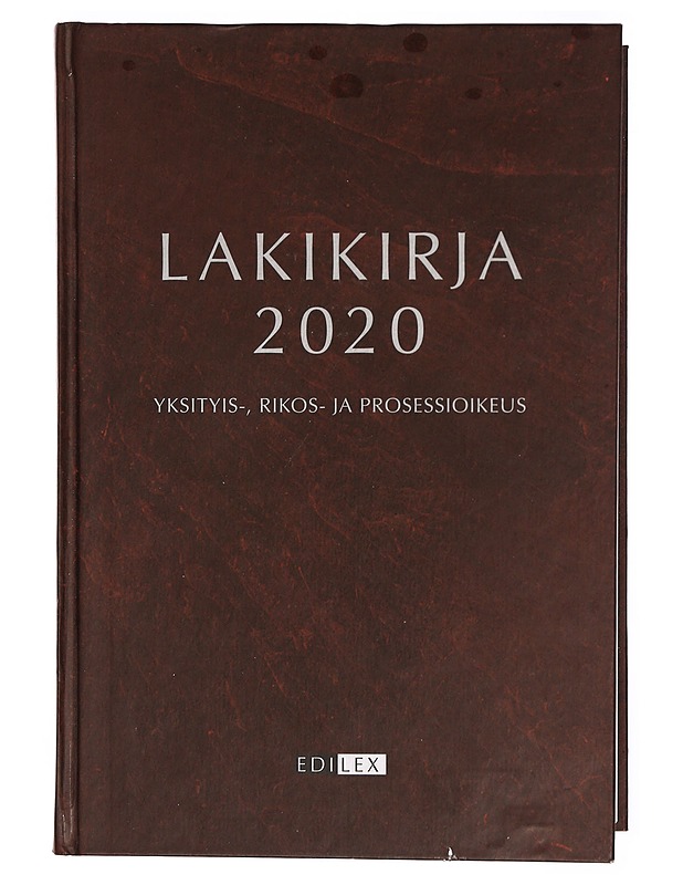 Lakikirja 2020 : yksityis-, rikos- ja prosessioikeus - Tietokirjat ja oppaat - 10105309451 - 0