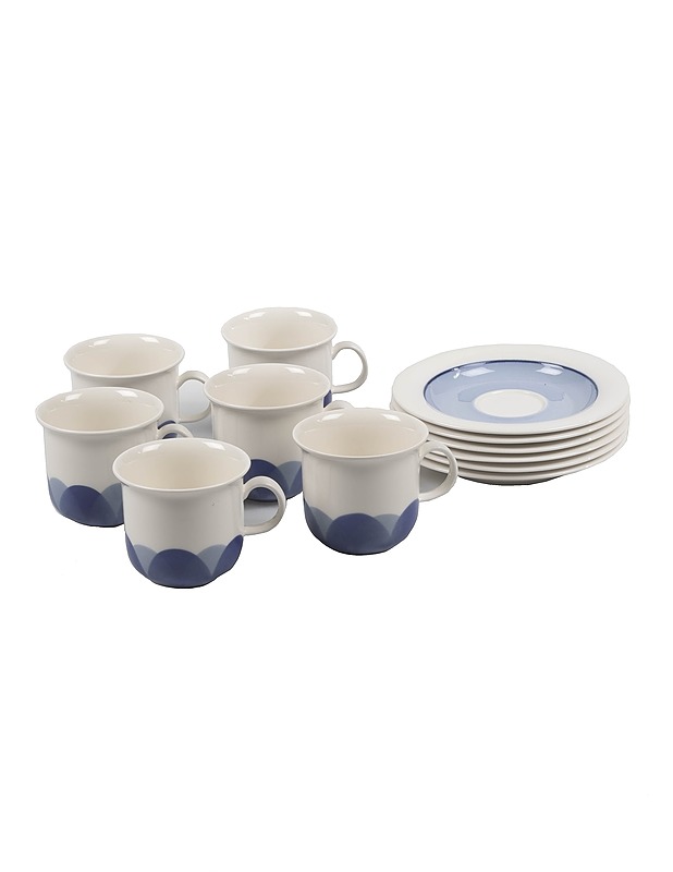 ARABIA Arctica Pudas kahvikuppi ja tassi, 6kpl - Designsuosikit - 10105309532 - 1