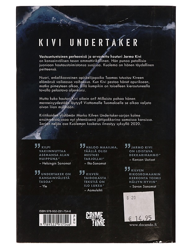 Kivi : undertaker - Marko Kilpi - Jännitys ja dekkarit - 10105309576 - 1