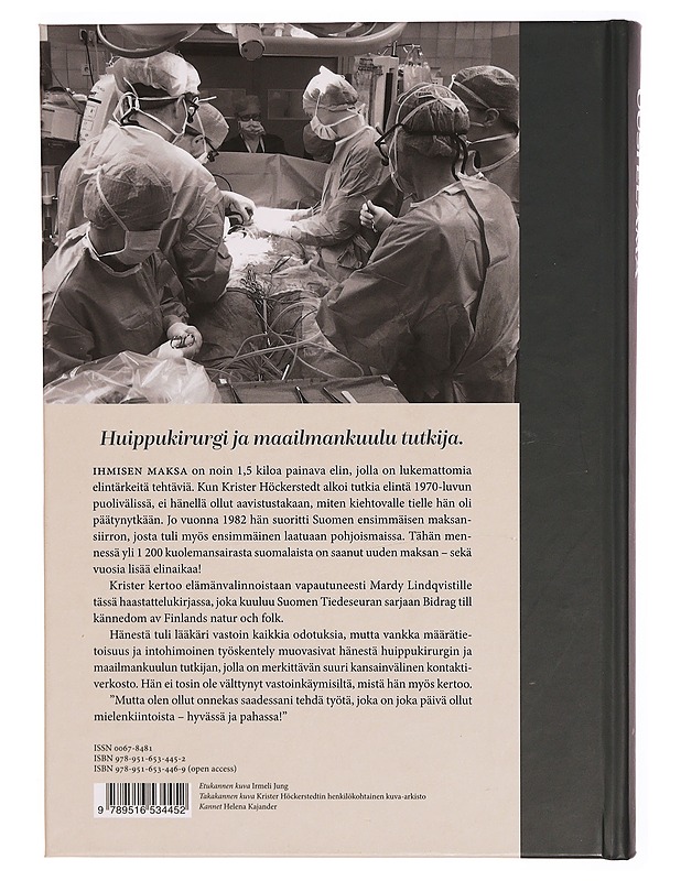 Uusi maksa, uusi elämä : kirurgi Krister Höckerstedt keskustelee elämänvalinnoistaan Mardy Lindqvistin kanssa - Lindqvist, Mardy - Elämäkerrat ja muistelmat - 10105309609 - 1