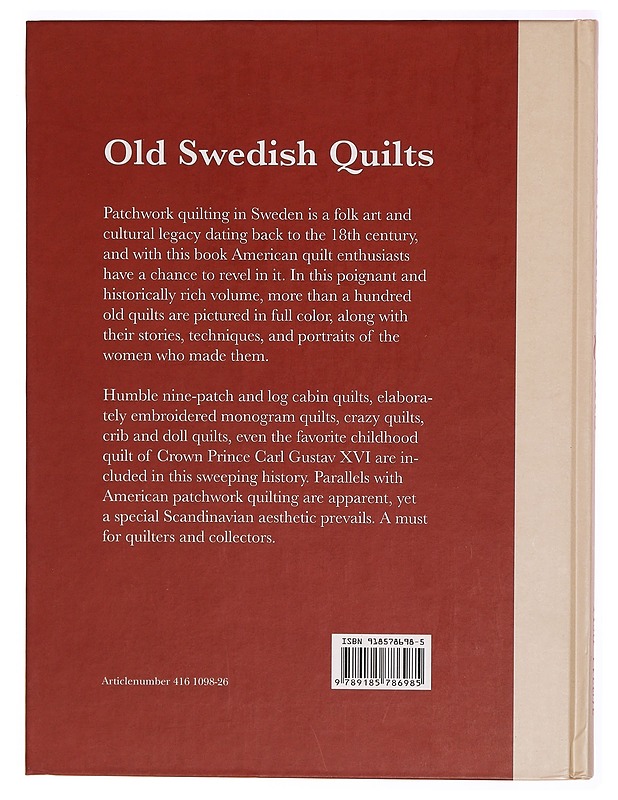Old Swedish quilts - Åsa Wettre - Elämäkerrat ja muistelmat - 10105309627 - 1