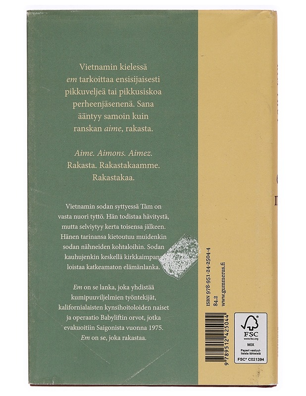Em : rakasta - Thúy, Kim - Historiakirjat - 10105309825 - 1