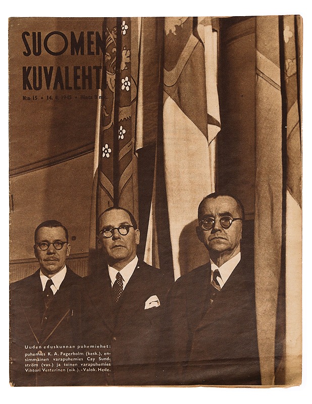 Suomen Kuvalehti 15/14.4.1945 - Tietokirjat - 10105310303 - 0