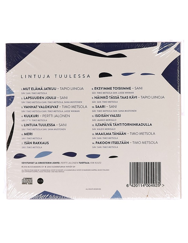 Lintuja Tuulessa - CD - CD-levyt - 10105310333 - 1