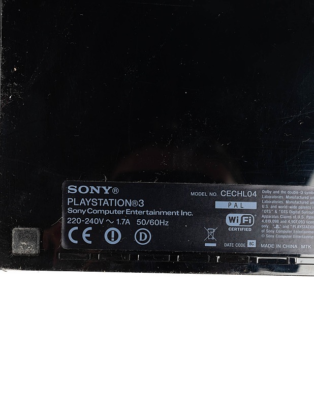 SONY Playstation 3 pelikonsoli, musta - Viihde-elektroniikka - 10105310523 - 2