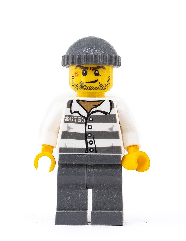 LEGO pipopäinen vanki minifiguuri - Lasten lelut - 10105310698 - 0