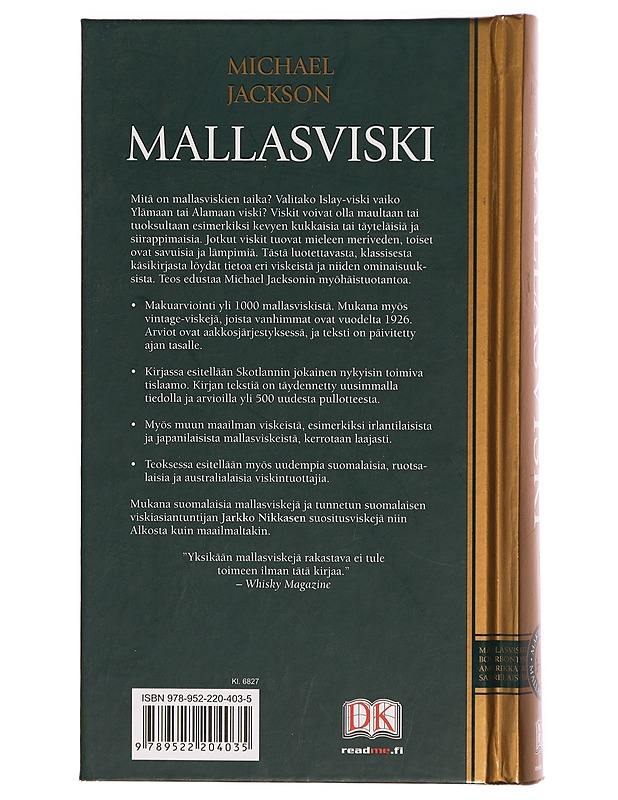 Mallasviski - Jackson, Michael - Ruokakirjat - 10105310876 - 1