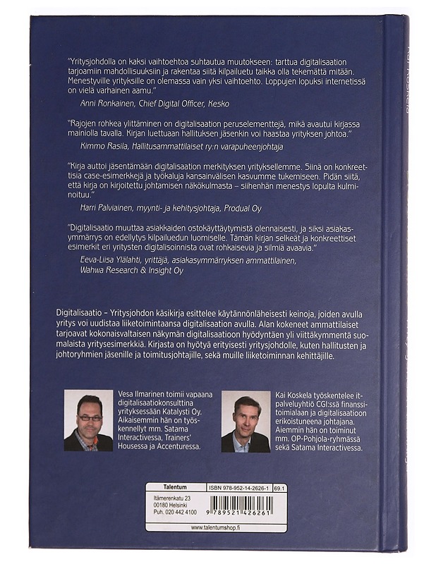 Digitalisaatio : yritysjohdon käsikirja - Ilmarinen, Vesa - Tietokirjat ja oppaat - 10105310894 - 1