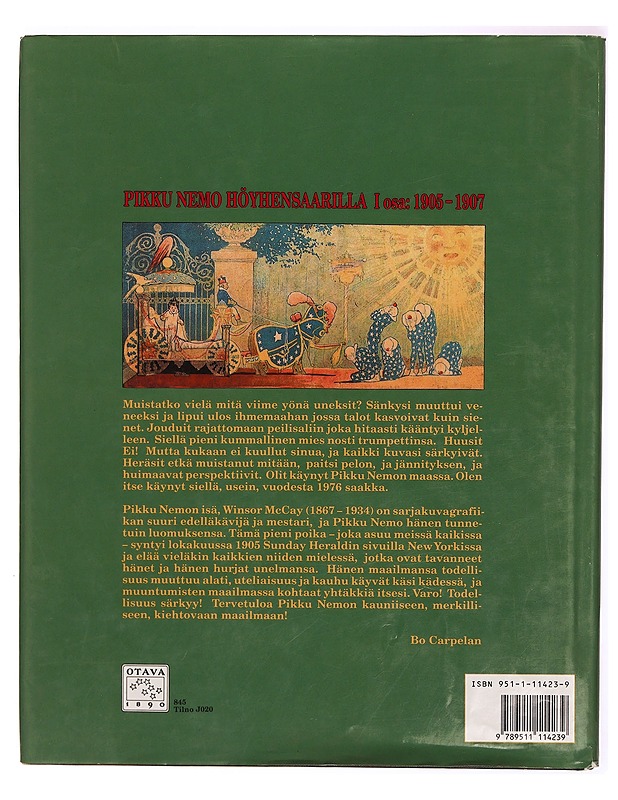 Pikku Nemo Höyhensaarilla : 1. osa : 1905-1907 - Winsor McCay - Sarjakuvat - 10105310984 - 1