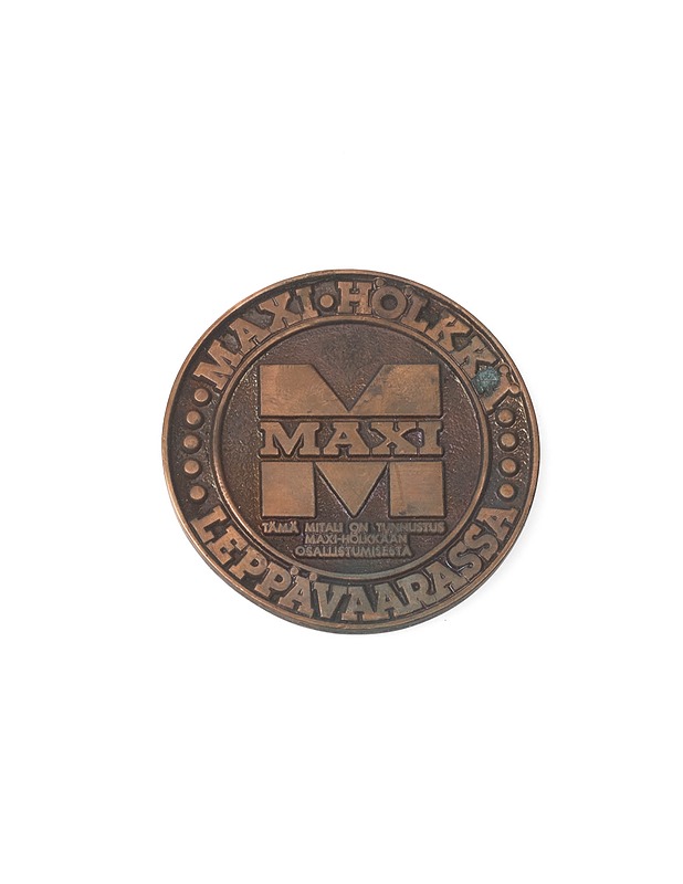 Maxi-hölkkä Leppävaarassa, mitali - Koriste-esineet - 10105311284 - 0