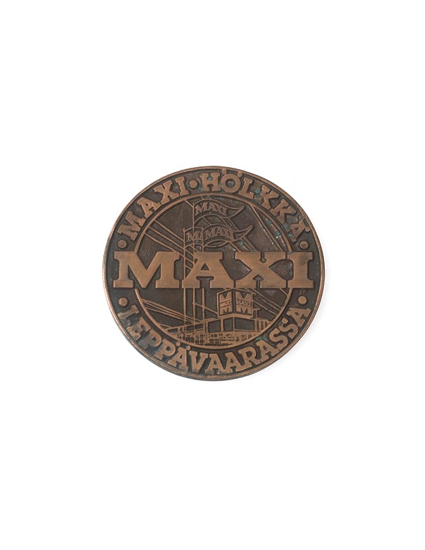 Maxi-hölkkä Leppävaarassa, mitali - Koriste-esineet - 10105311290 - 1