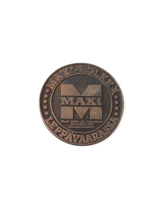 Maxi-hölkkä Leppävaarassa, mitali - Koriste-esineet - 10105311290 - 0