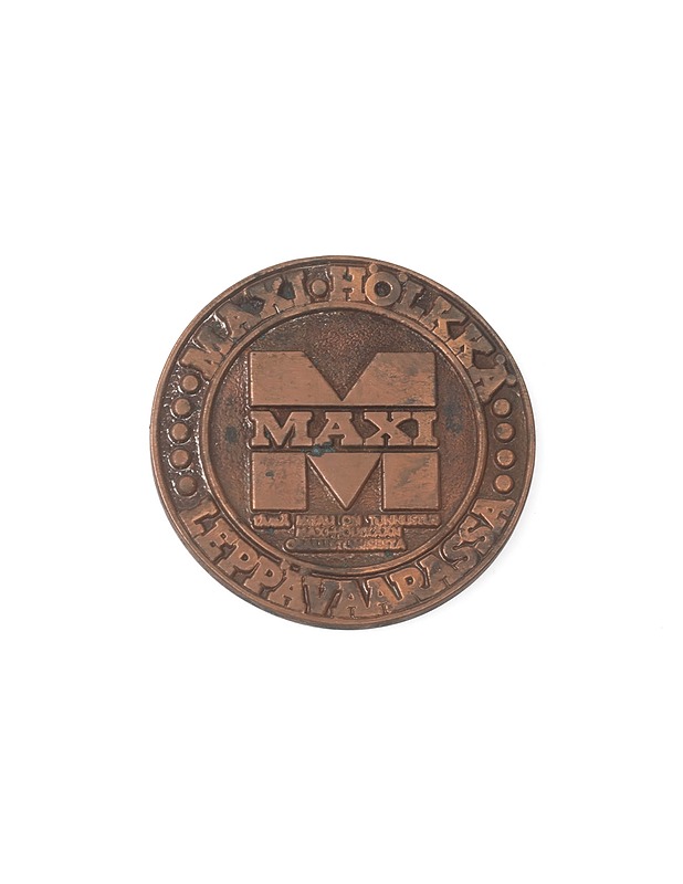 Maxi-hölkkä Leppävaarassa, mitali - Koriste-esineet - 10105311294 - 0