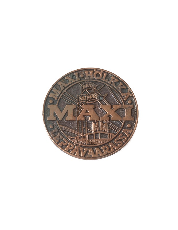 Maxi-hölkkä Leppävaarassa, mitali - Koriste-esineet - 10105311297 - 1