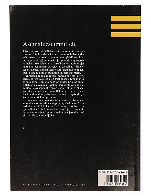 Asuinaluesuunnittelu - Riitta Jalkanen...[et al] - Tietokirjat ja oppaat - 10105311435 - 1