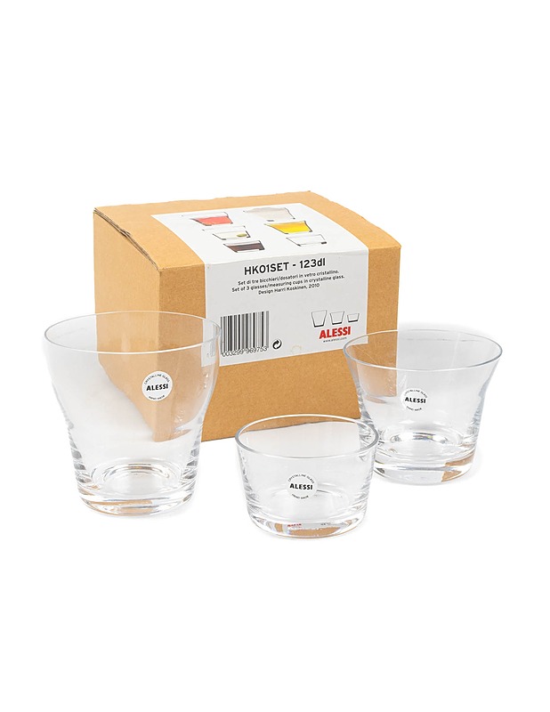 ALESSI HK01SET mittalasi, 3 kpl - Muut astiat - 10105311466 - 0