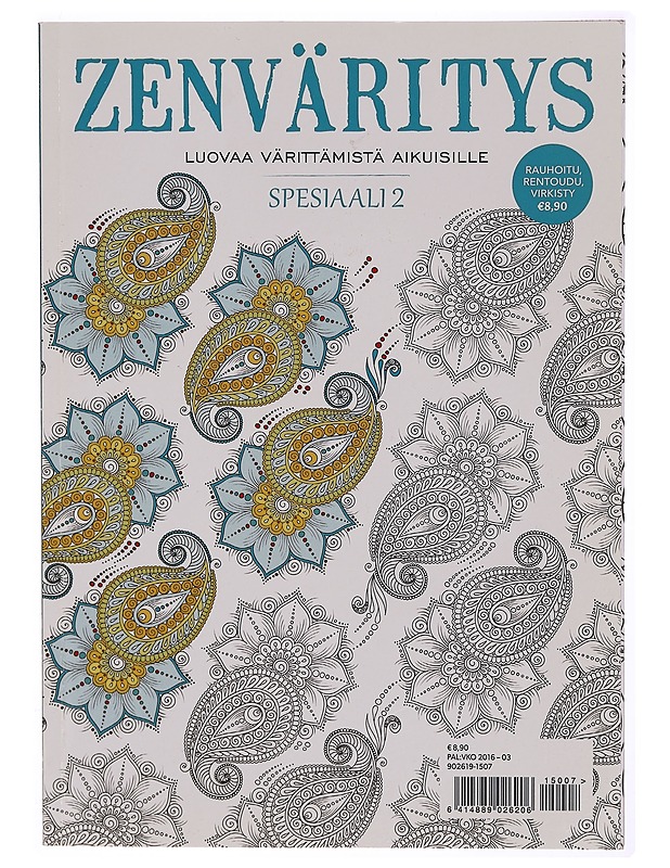 Zenväritys ; luova värittämistä aikuisille ; spesiaali 2 - Harrastekirjat - 10105311467 - 0