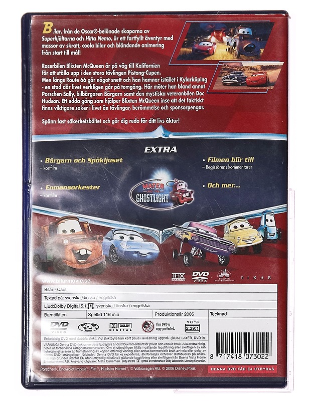 Disney Autot - DVD - DVD-elokuvat - 10105311729 - 1