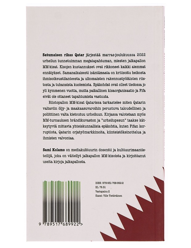 Riistopallon MM-kisat Qatarissa - Sami Kolamo - Tietokirjat ja oppaat - 10105311737 - 1