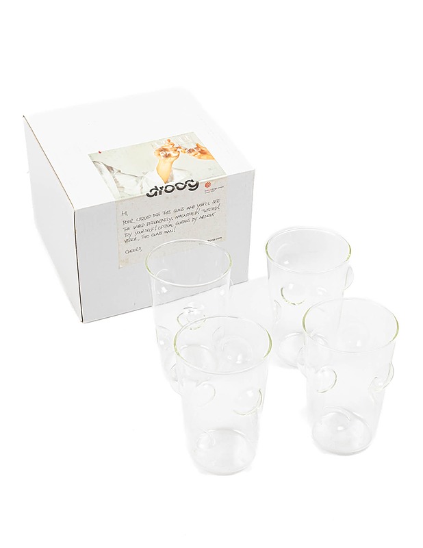 DROOG Optic Glasses juomalasi, 4 kpl - Lasit - 10105311843 - 0