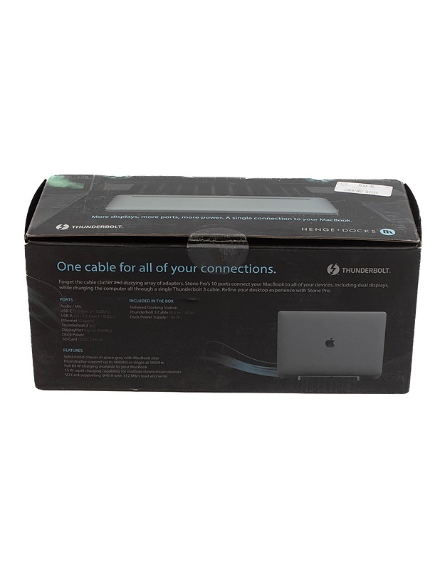 STONE PRO Henge Docks Tethered Docking Station for Thunderbolt 3 telakka - Tietokoneet - 10105311869 - 2