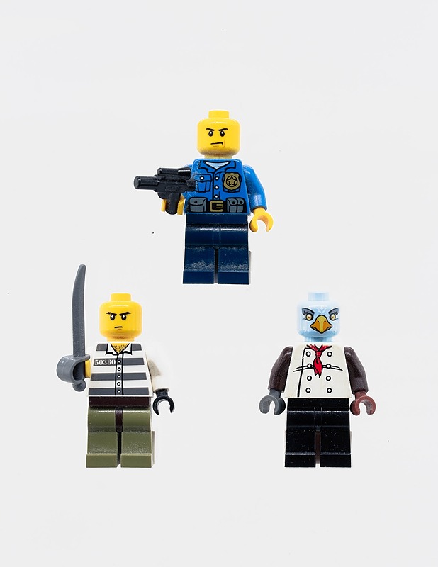 LEGO minifiguuri, 3 kpl - Lasten lelut - 10105312114 - 0