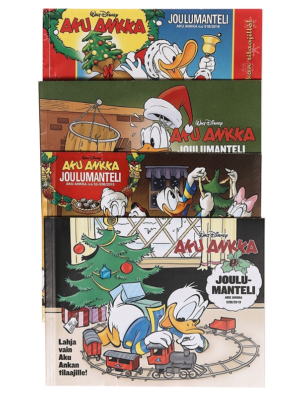 Aku Ankka: Joulumanteli x4 - Walt Disney - Lastenkirjat - 10105312241 - 0